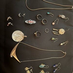 Mix Lot of Sterling silver most of them signed 925